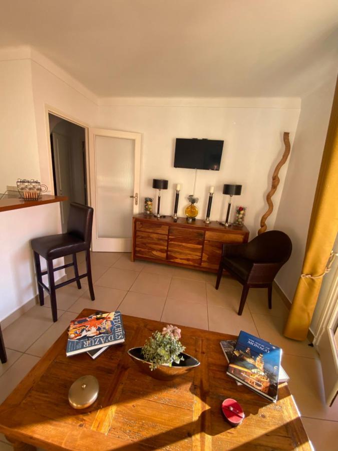 Charmant 2 Pieces Vue Sur Mer Et Monte-Carlo A Roquebrune Cap Martin Ngoại thất bức ảnh