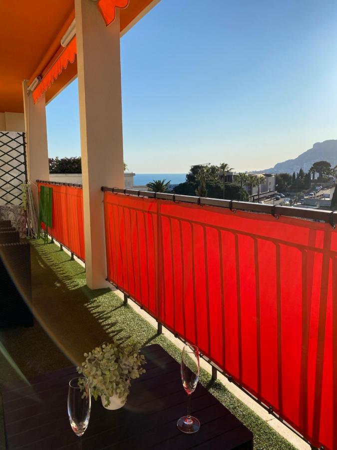 Charmant 2 Pieces Vue Sur Mer Et Monte-Carlo A Roquebrune Cap Martin Ngoại thất bức ảnh