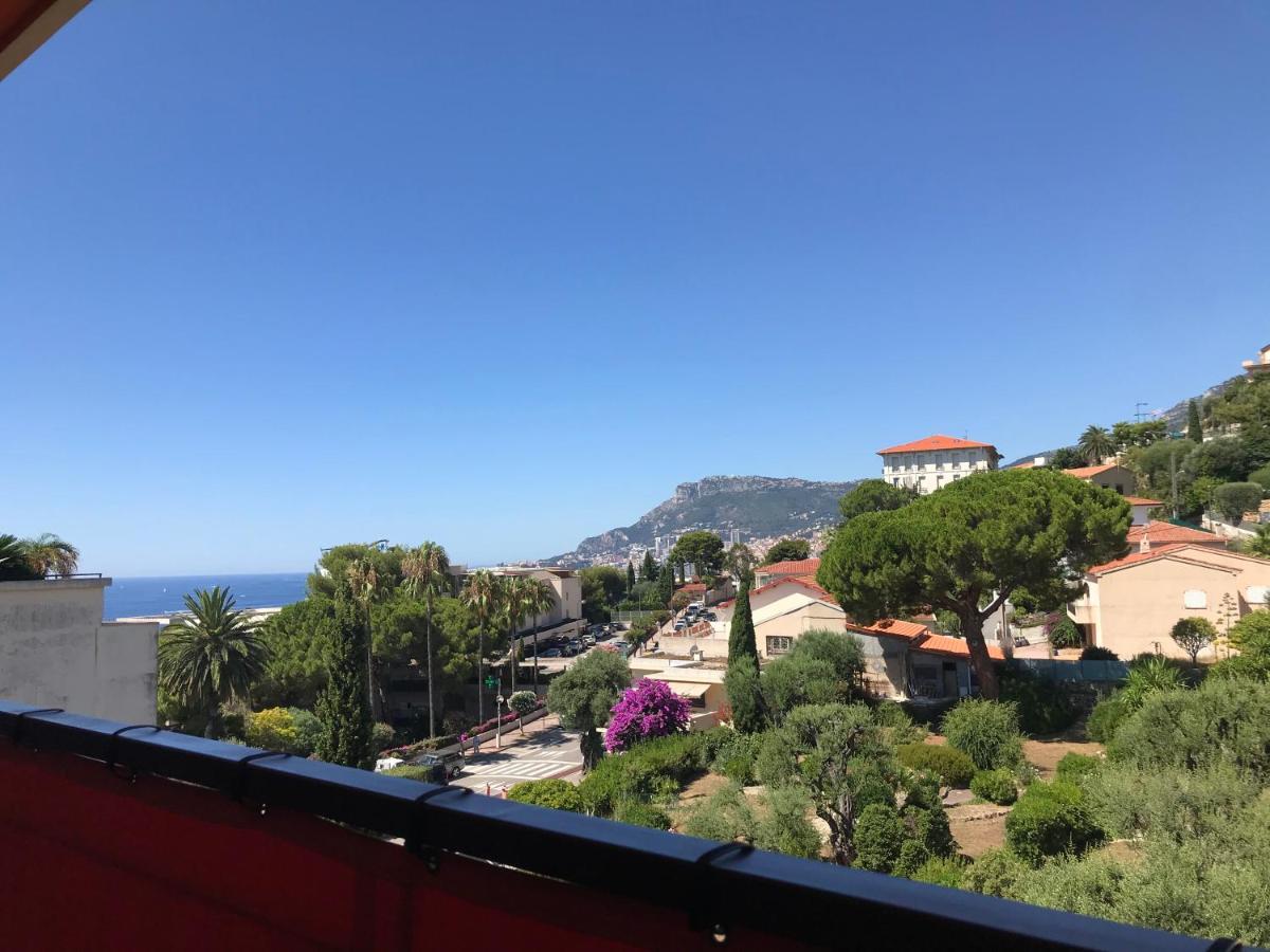 Charmant 2 Pieces Vue Sur Mer Et Monte-Carlo A Roquebrune Cap Martin Ngoại thất bức ảnh